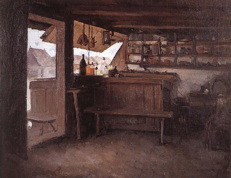 Nicolae Grigorescu The Shop oil painting image
